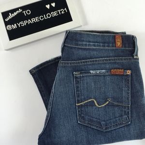 7 For All Mankind Flip Flop  Jeans Sz 30